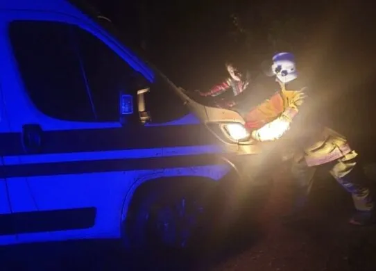 На Житомирщині швидка з пацієнтом застрягла в багнюці