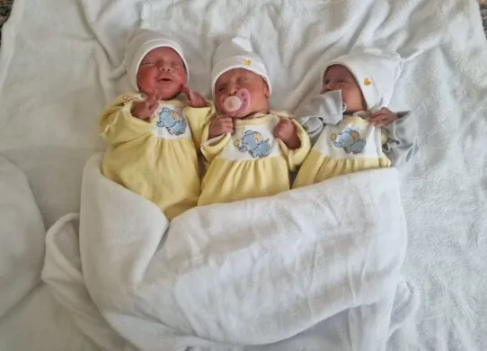 У Житомирі народилася трійня — дві дівчинки та хлопчик
