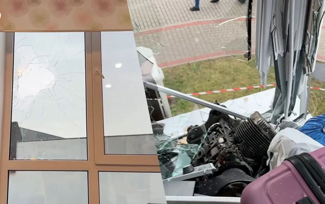 У Житомирі на балкон квартири влетів двигун від шахеда: подробиці