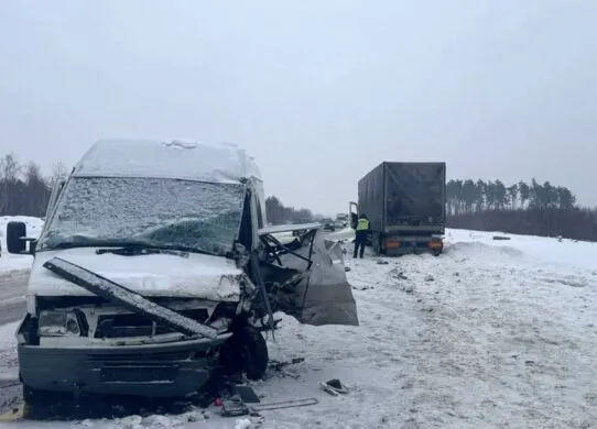 На трасі Київ – Чоп Mercedes влетів у вантажівку