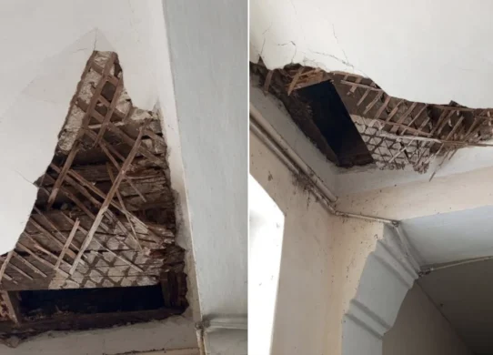 У Бердичеві люди бояться ходити власним під’їздом через обвали