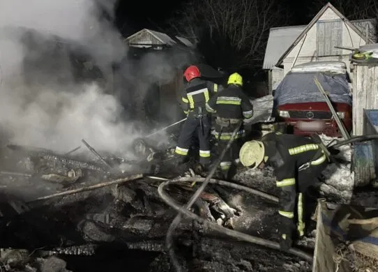 На Житомирщині у вогні загинула жінка з дітьми