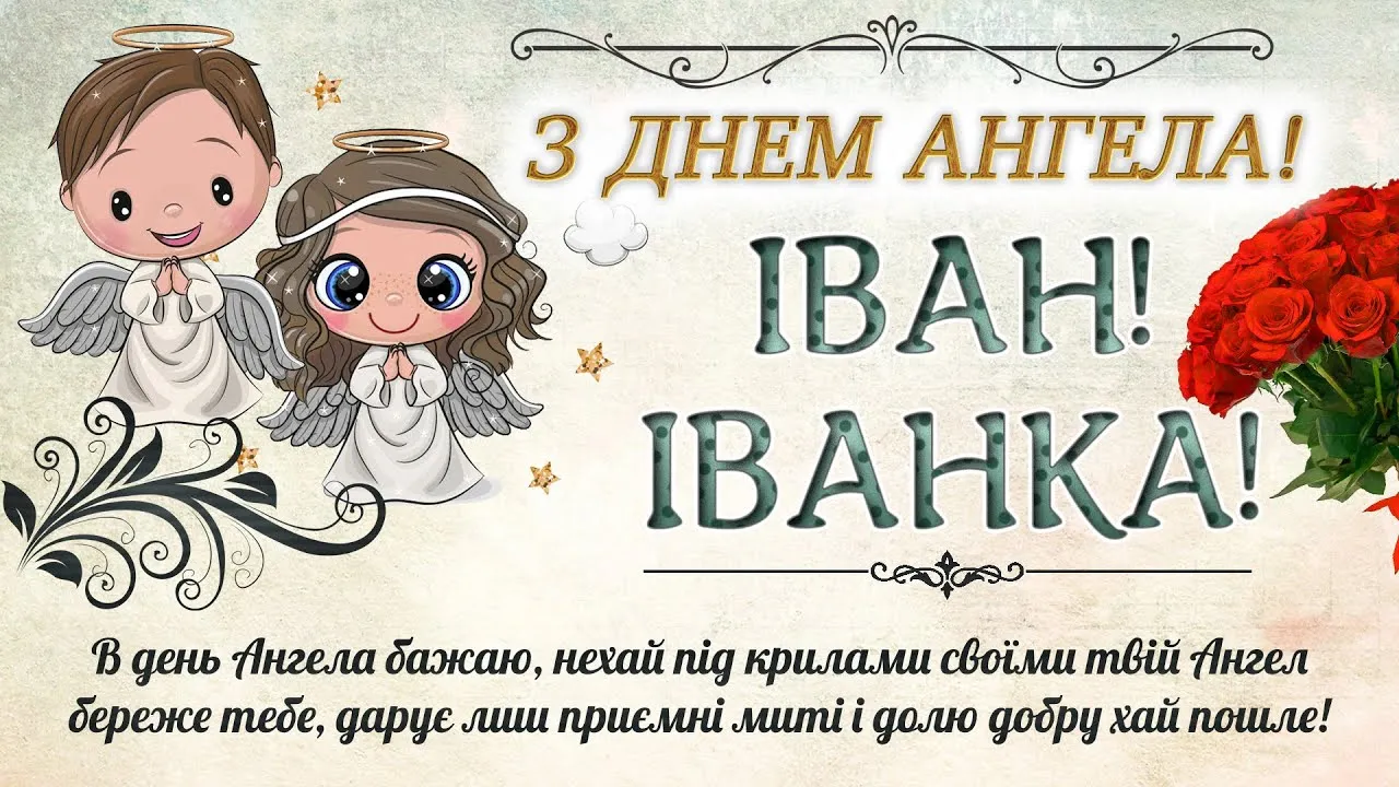 День ангела Івана та Іванни 2026: класні картинки та листівки на іменини 24 лютого