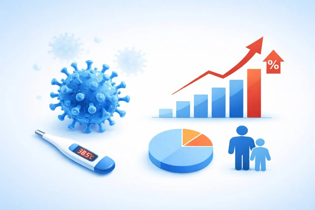 У Житомирі захворюваність на ГРВІ серед дітей підскочила на 44%