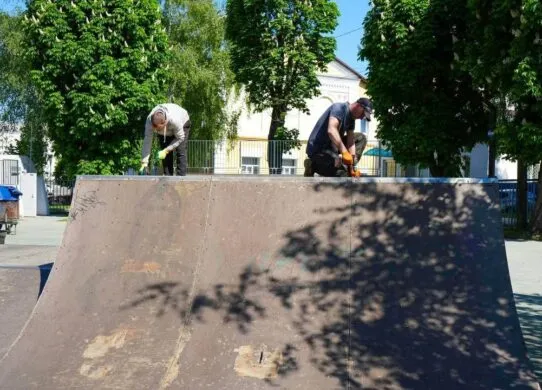 У Житомирі тимчасово закрили скейт-парк на Новому бульварі: що там роблять