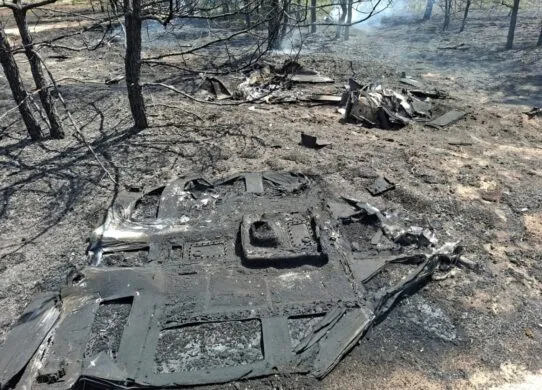 Житомирські прикордонники приземлили російський дрон, який ховався біля білоруського кордону