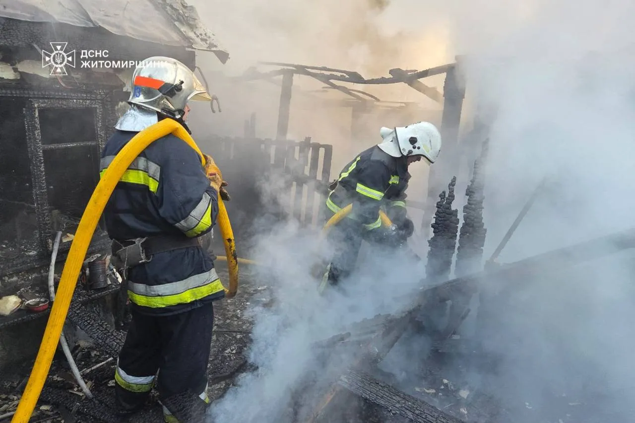 Обстріл Малина: росіяни поцілили в інфраструктурний об'єкт
