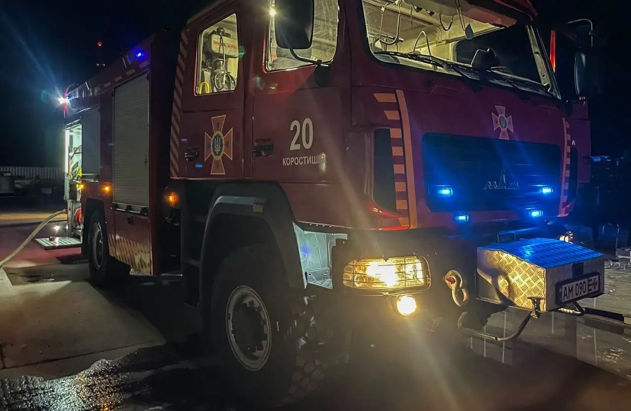 Трагедія у Житомирському районі: на підприємстві під час пожежі загинув 46-річний чоловік