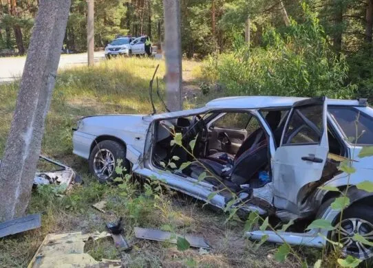 На Житомирщині ВАЗ врізався в електроопору: є постраждалі