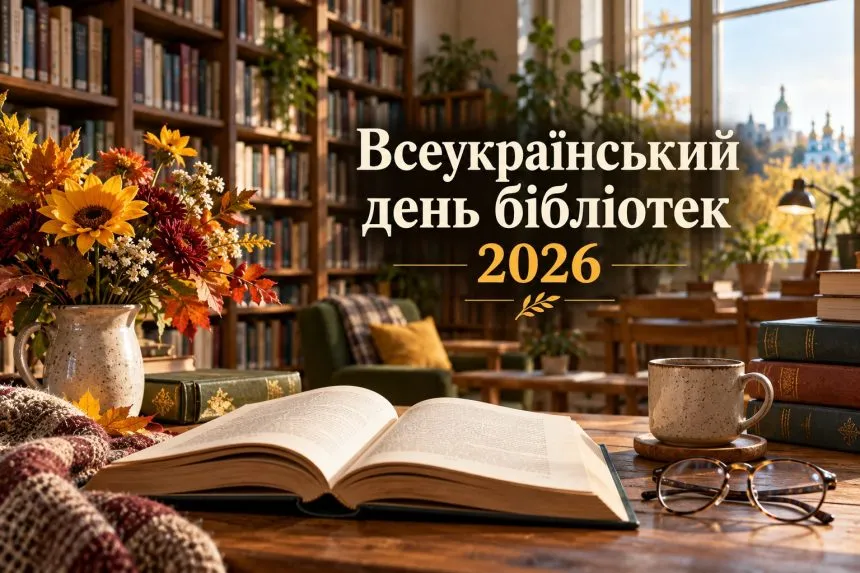 Всеукраїнський день бібліотек 2026: привітання, картинки та ідеї, як відсвяткувати Всеукраїнський день бібліотек 2026: привітання, картинки та ідеї, як відсвяткувати