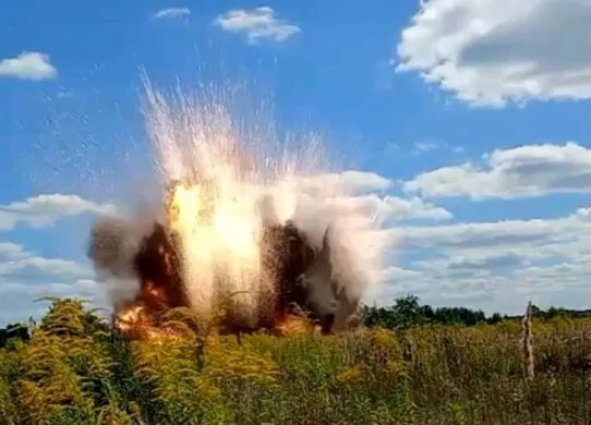 На Житомирщині знайшли бойову частину від дрону, яка не здетонувала