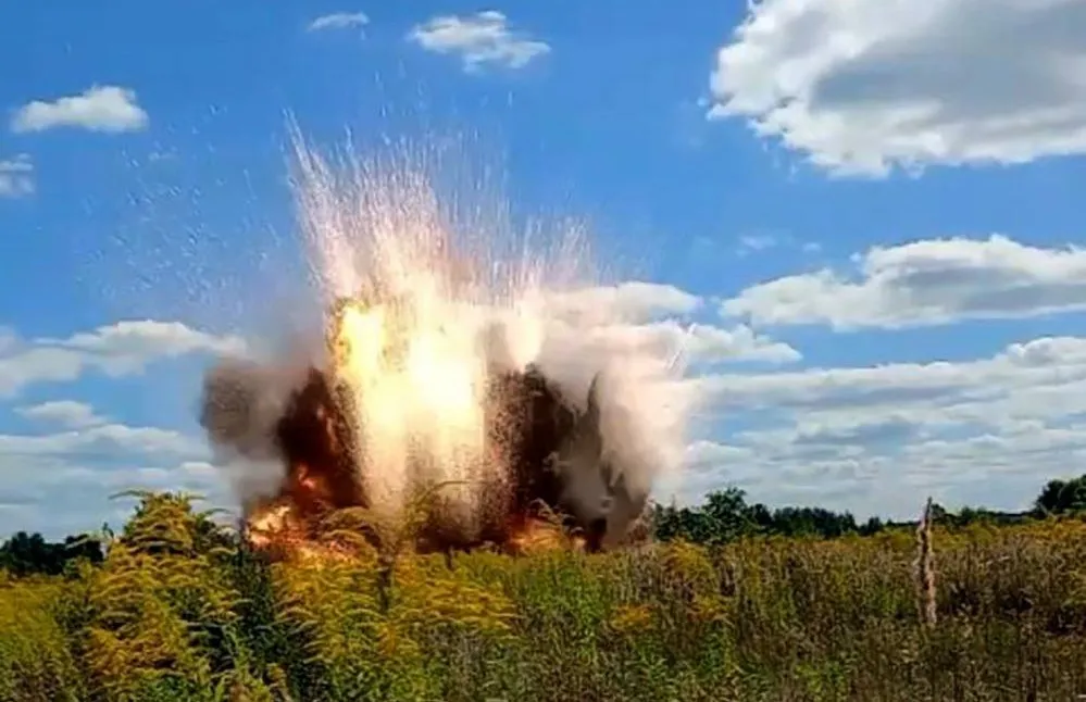 На Житомирщині знайшли бойову частину від дрону, яка не здетонувала