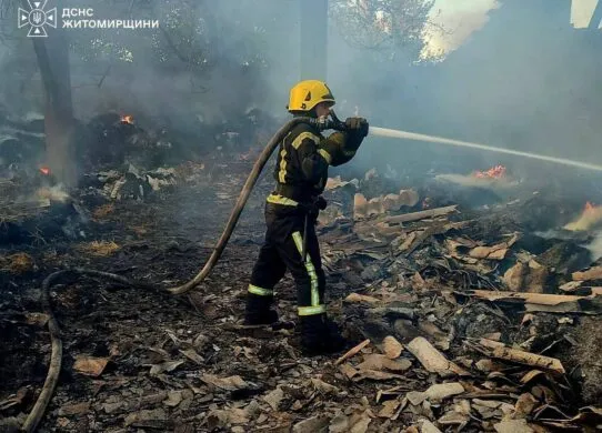 Масштабна пожежа на фермі в Голубівці: знищено 300 тонн сіна та соломи