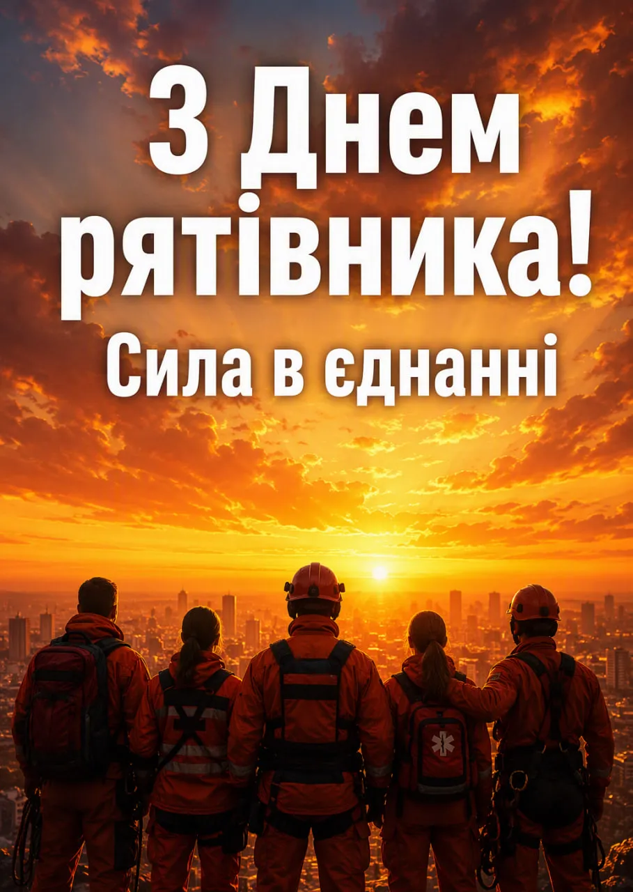 День рятівника 2026 в Україні: привітання українською, смс + картинки