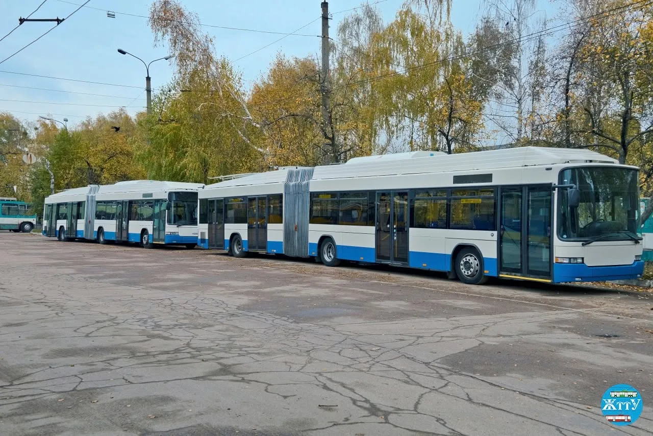 В Житомирі завершили збірку всіх двосекційних тролейбусів зі Швейцарії