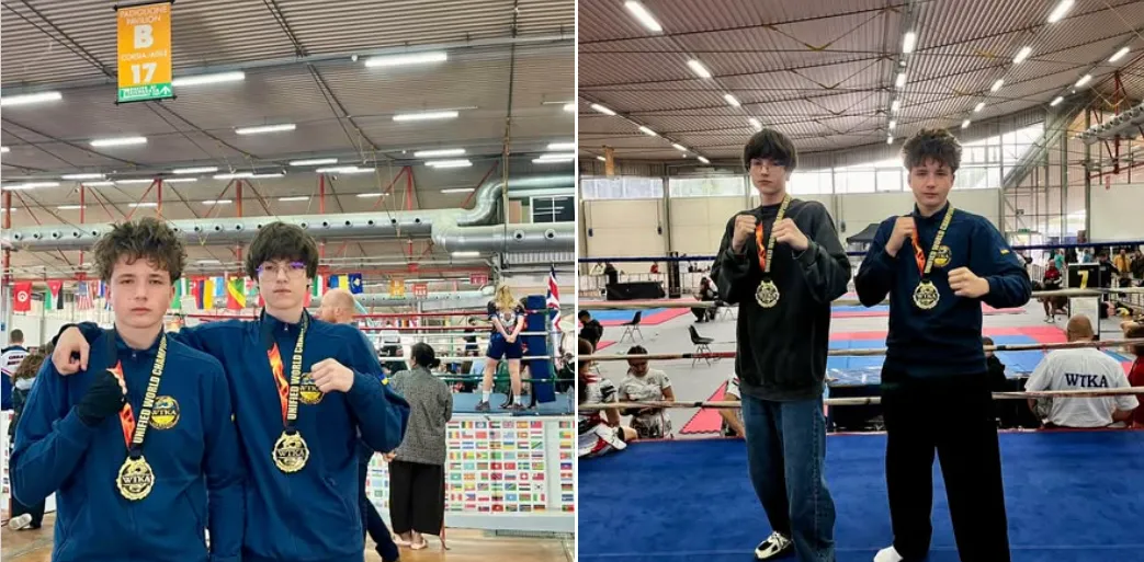Українські кікбоксери з Малина виграли золото на чемпіонаті в Італії