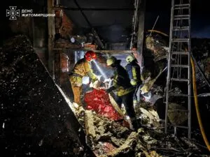 Нічна атака на Житомирщину: ДСНС показала наслідки ударів